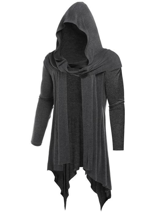 mens cardigan sweater mens sweater cardigan Mens Casual Long Sleeve Shawl Collar Cardigan Supersoft mens cardigan long men cardigan hoodie Shawl-Collar Mens long-sleeved hooded cardigan
